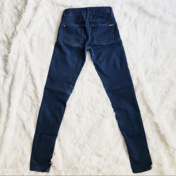 PULL&BEAR Mid Rise Medium Wash Skinny Jeans - Picture 3 of 7